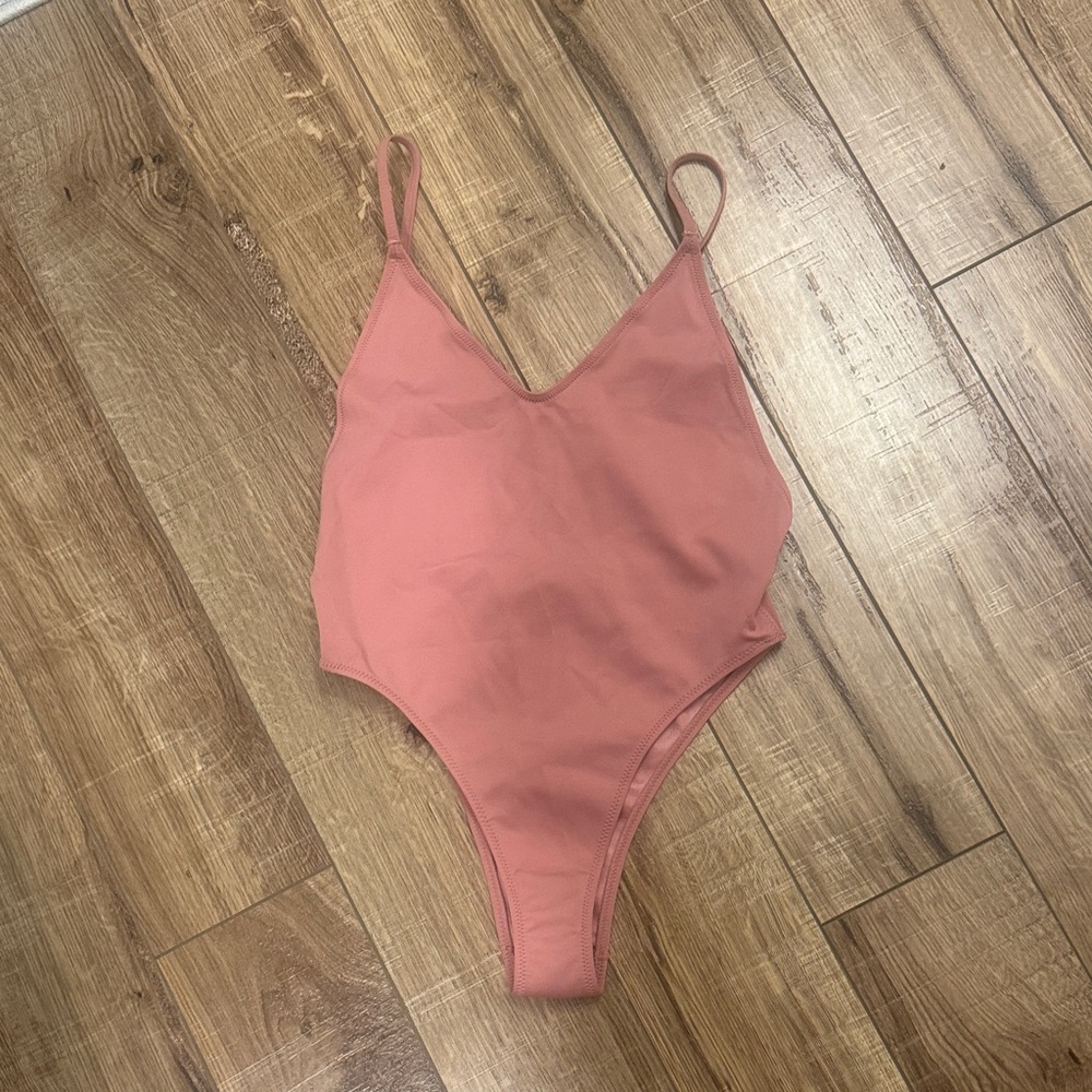Kendall & Kylie Blush Pink Swim Bodysuit